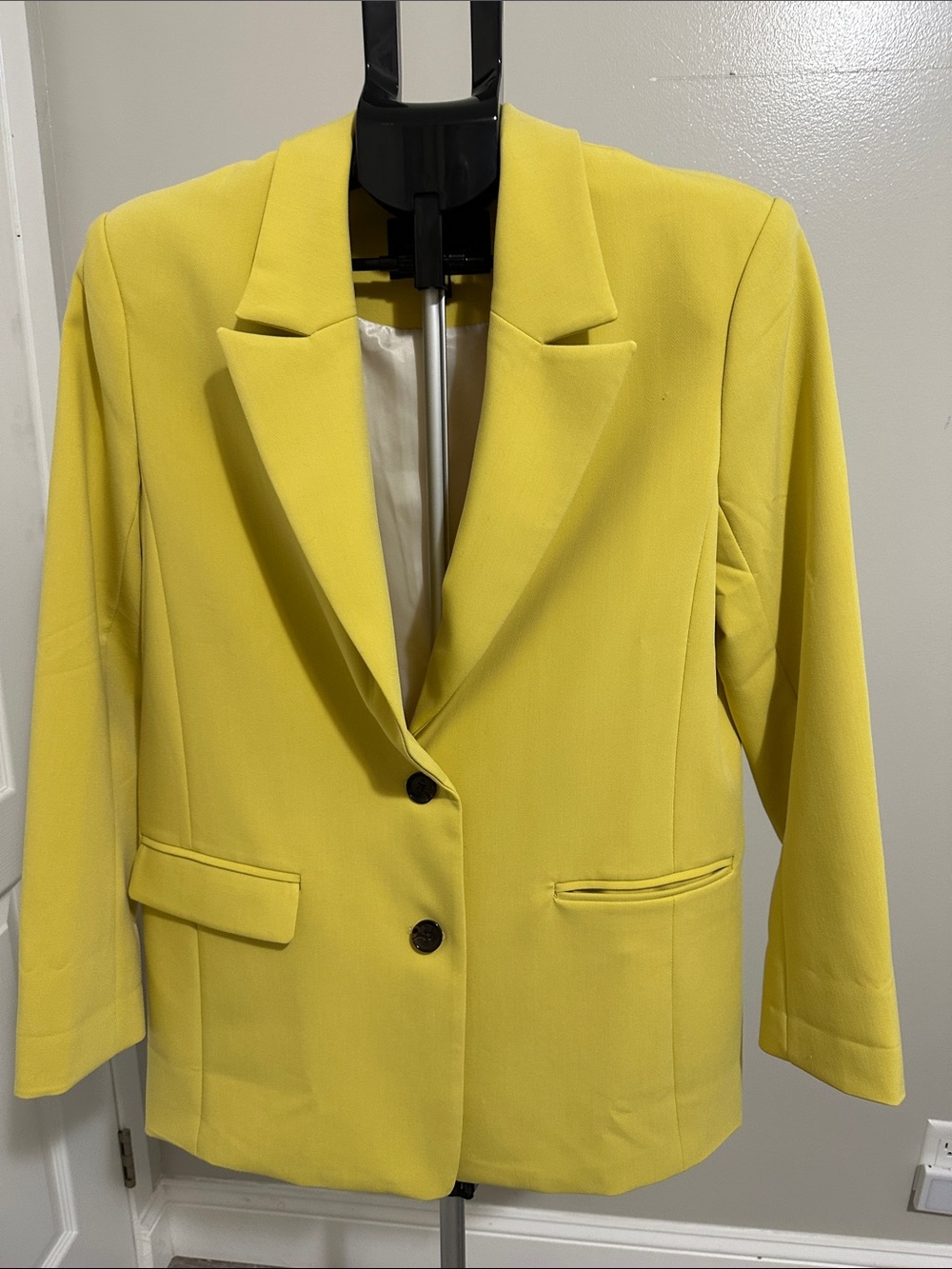 Banana Republic Bright Yellow Tailored Blazer